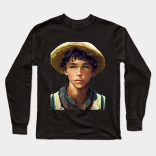 Huckleberry Finn Long Sleeve T-Shirt